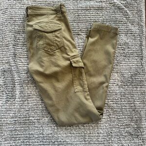 Express Women’s Cargo Skinny Pants – Olive Green – Size 6